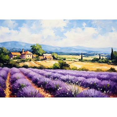 Lavender Fields canvas